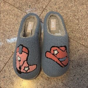 MIA Blue and Pink Starry Slippers